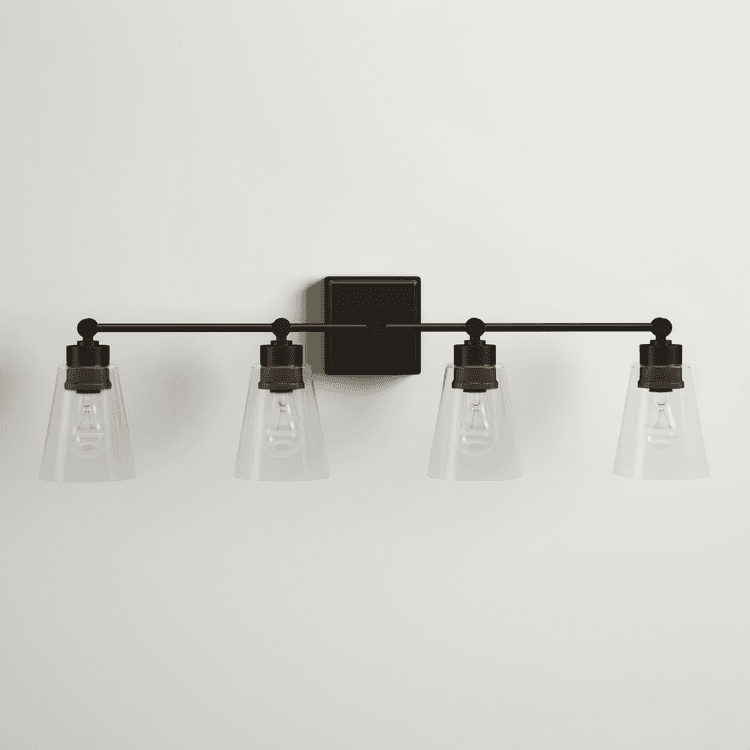 Vanity 4pc cube black